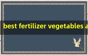  best fertilizer vegetables and